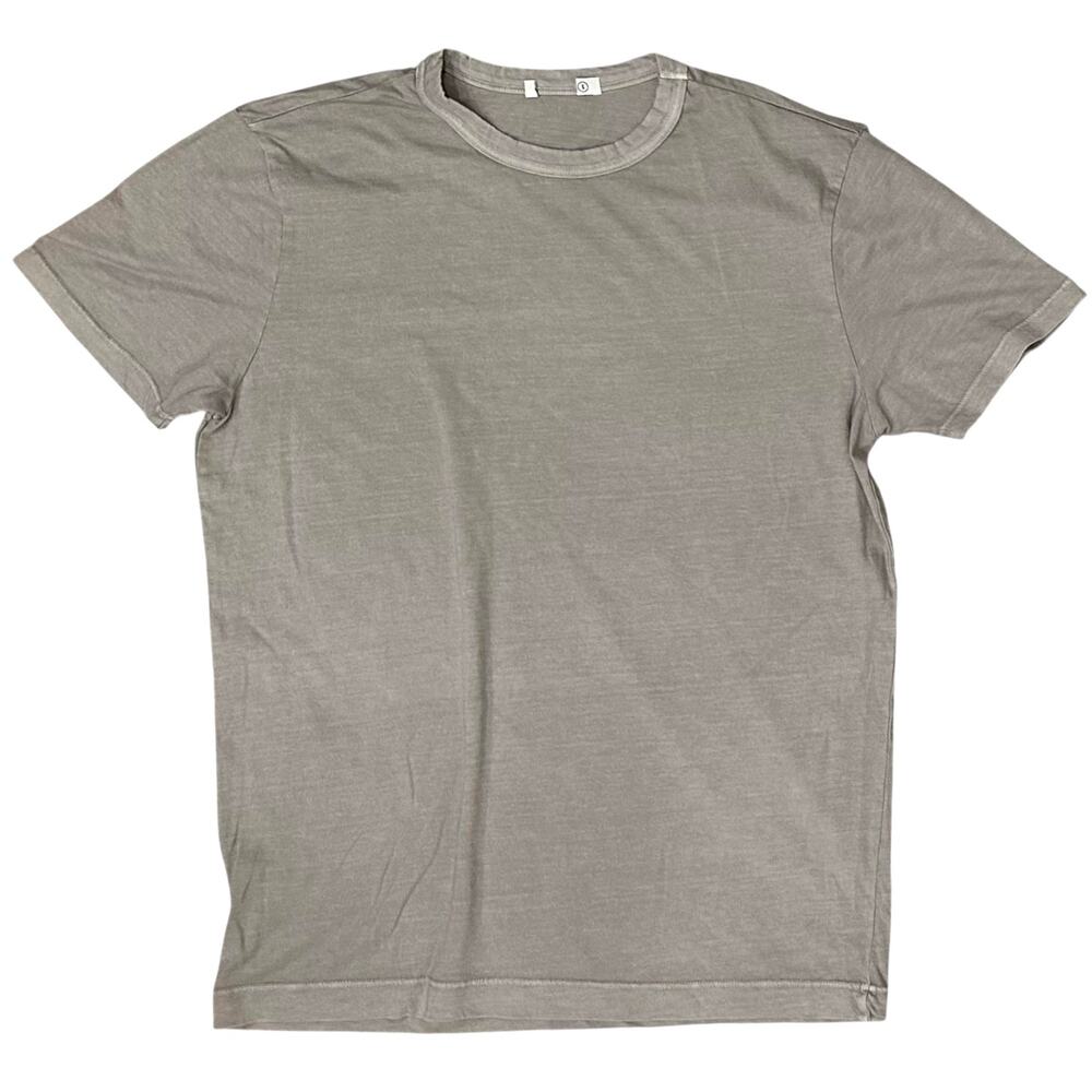 Buck Mason Olive Gray Short Sleeve Crewneck Tee